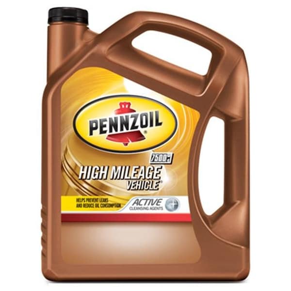 Pennzoil 550038202 10W30 High Mileage Vehicle Motor Oil - 5 qt.; Pack of 3 152034 - main